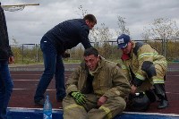 В Троицком прошли соревнования по «пожарному кросфиту», Фото: 2