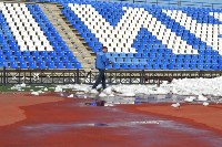 На футбольном поле стадиона «Спартак» прошла первая тренировка после зимнего периода, Фото: 2