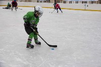 Юные хоккеисты и их отцы сразились на льду корта "Черемушки" в Южно-Сахалинске, Фото: 10