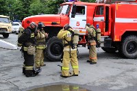 В Южно-Сахалинске при пожарных учениях нашли несколько проблем, Фото: 25