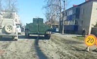 Военная техника разбила дорогу в Аниве и пригороде, Фото: 7