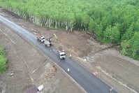 Заасфальтировали ещё 10 километров трассы Южно-Сахалинск - Оха, Фото: 2