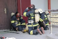 Условный пожар "потушили" в детском лагере в Анивском районе, Фото: 11