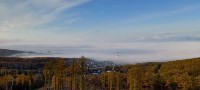 Густой туман сняли на видео с высоты "Горного воздуха", Фото: 1