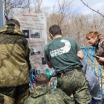 Могилы погибших военных лётчиков привели в порядок в урочище Ольховатка, Фото: 8