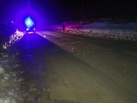 Пьяный водитель без прав сбил пешехода и скрылся с места ДТП в Ногликах, Фото: 1