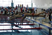 На Сахалине участники чемпионата ВВО по зимнему офицерскому троеборью состязались в плавании , Фото: 6