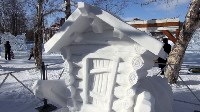 Девять композиций изо льда и шесть снежных фигур украсили берег озера Верхнего в парке, Фото: 2