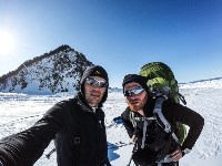 Максим Пасюков и Данил Волосович пытаются преодолеть путь из Хабаровского края до Сахалина на лыжах, Фото: 1