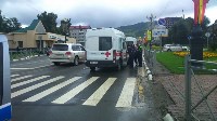 Таксист и его пассажир пострадали в ДТП в Южно-Сахалинске , Фото: 5