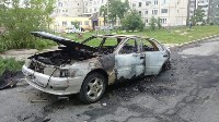 Иномарка сгорела в одном из дворов Южно-Сахалинска, Фото: 3