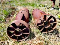 В пригороде Южно-Сахалинска нашли снаряд, похожий на авиационный, Фото: 6