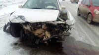 При столкновении двух "Тойот" на дороге на Новотроицкое пострадал мужчина, Фото: 8