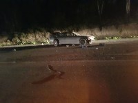 Три человека пострадали в опрокинувшемся автомобиле на Корсаковской трассе, Фото: 4