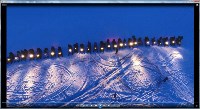 Флешмоб владельцев снегоходов в Ногликах, Фото: 3