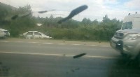 Серьезная авария с участием двух "Тойот" произошла в Южно-Сахалинске, Фото: 3