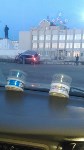 Honda Fit чуть не врезалась в памятник Ленину в Холмске, Фото: 1