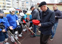 Дворовые хоккеисты Сахалина вступили в ряды «Юнармии», Фото: 12