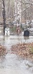 Река затопила кладбище и вышла на дорогу в районе Ясного, Фото: 1