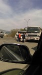 Грузовик и миривэн столкнулись в Южно-Сахалинске, Фото: 1
