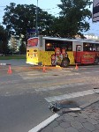 Два автобуса не поделили дорогу в Южно-Сахалинске, Фото: 6