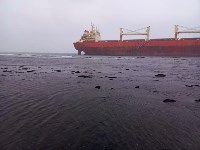 Всё чисто: сахалинские специалисты выехали в район севшего на мель китайского балкера, Фото: 4