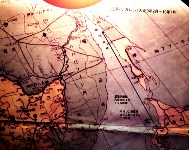 Карта 1920 в музее 7 ПД в г.Асахикава, Фото: 1