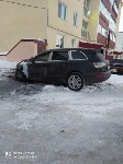 Горящий автомобиль Audi потушили в Новоалександровске, Фото: 3