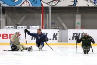 На Сахалине провели тренировку по следж-хоккею для ветеранов СВО, Фото: 8