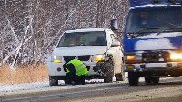 Шесть автомобилей столкнулись на автодороге Южно-Сахалинск - Холмск, Фото: 12