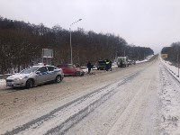 Мужчина пострадал в лобовом ДТП на дороге Южно-Сахалинск - Корсаков, Фото: 2