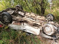 Три человека пострадали в перевернувшемся на юге Сахалина автомобиле, Фото: 7