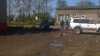 Кроссовер вылетел в кювет в Александровске-Сахалинском, Фото: 1