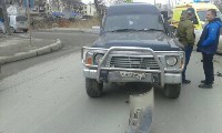 Пикап и седан столкнулись на улице Железнодорожной в Южно-Сахалинске , Фото: 2