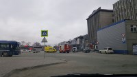 Железнодорожный вокзал оцепляли оперативные службы Южно-Сахалинска, Фото: 1