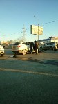 Hyundai и Toyota Vitz столкнулись в Южно-Сахалинске, Фото: 2