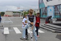 В Южно-Сахалинске соревнуются спортсмены на самокатах, Фото: 3