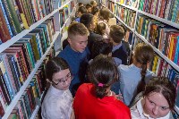 Школьники Южно-Сахалинска спустились в «литературное метро», Фото: 2