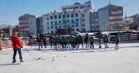 Мастер-класс для любителей хоккея прошел на площади Ленина в Южно-Сахалинске, Фото: 53