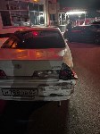 Квадроциклист врезался в Toyota Mark II и скрылся с места ДТП в Южно-Сахалинске, Фото: 3