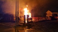  Автомобиль загорелся ночью в Южно-Сахалинске, Фото: 3