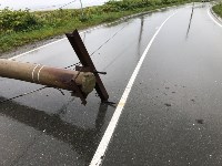 ДТП в Невельском районе оставило без света несколько сёл, Фото: 8