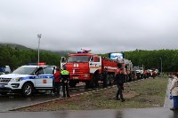 Спасатели спустились с вертолета на стадион «Космос» в Южно-Сахалинске, Фото: 9