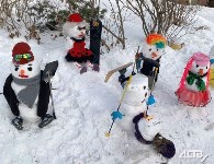 100 снеговиков сделали сахалинские ребятишки на конкурс astv.ru, Фото: 67