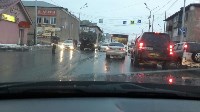 Грузовик и два легковых автомобиля столкнулись в Южно-Сахалинске, Фото: 1