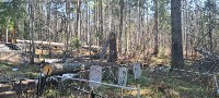 Неизвестные спилили деревья у могил и повредили оградки на кладбище в Южно-Сахалинске, Фото: 7