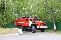 Условный пожар "потушили" в детском лагере в Анивском районе, Фото: 23