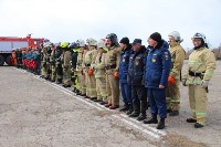 В Корсакове отработали тушение условного пожара, Фото: 4