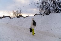 Мэр Южно-Сахалинска проверил, как расчищают от снега северные районы города, Фото: 6