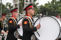 Оркестр суворовцев выступил в Корсакове, Фото: 11